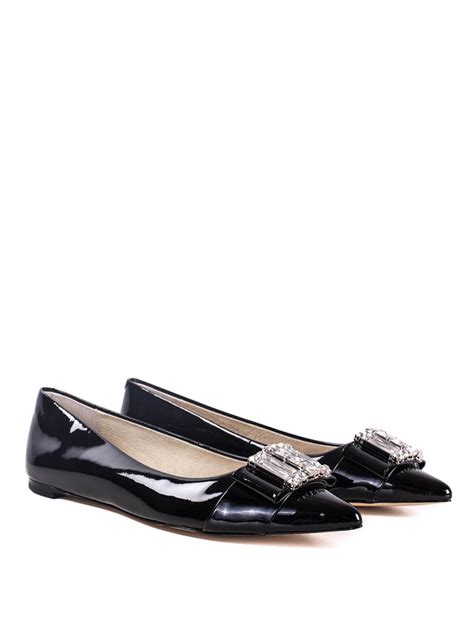 womens flat shoes michael kors|Michael Kors genuine leather flats.